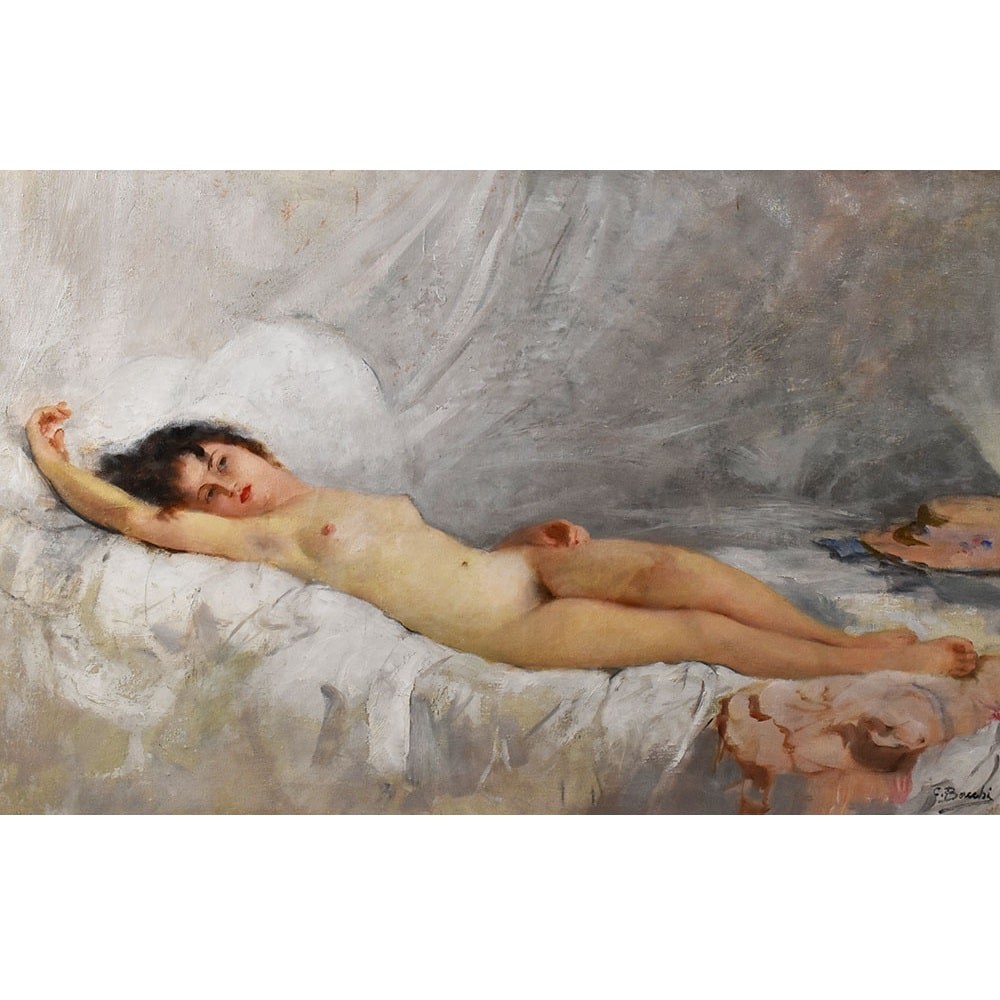 QN584 1 antique nude woman oil painting art deco XX century.jpg